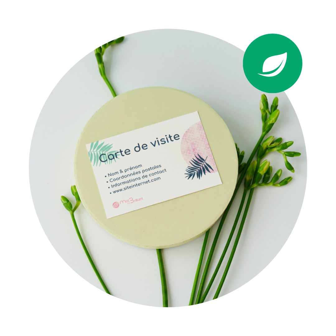 Cartes de visite éco-responsables